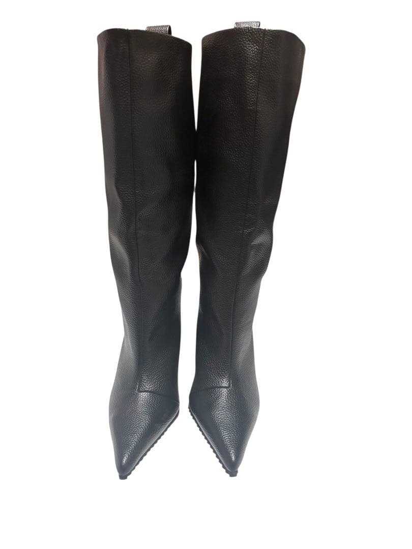 イエロ　YELLO ノワール　ロングブーツ　黒　22.5cm