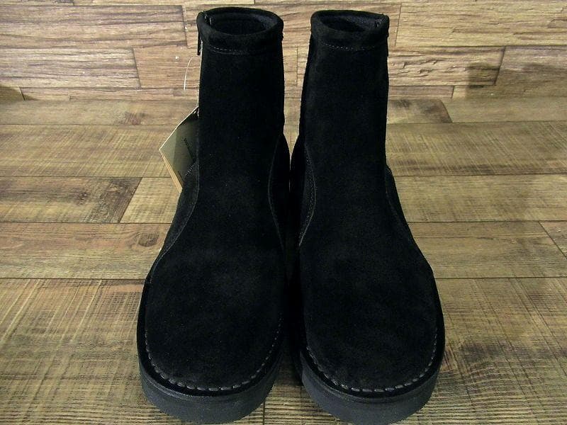 廃盤 新品 ダナー スエードレザー サイドジップ ワーク ブーツ 黒 25.5①