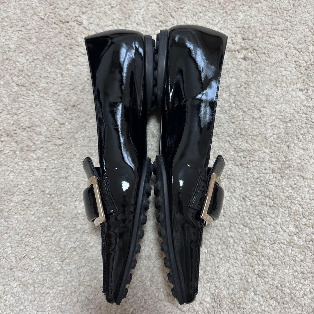 セルジオロッシ　エナメル　ローファー　大きいサイズ40 26.5cm