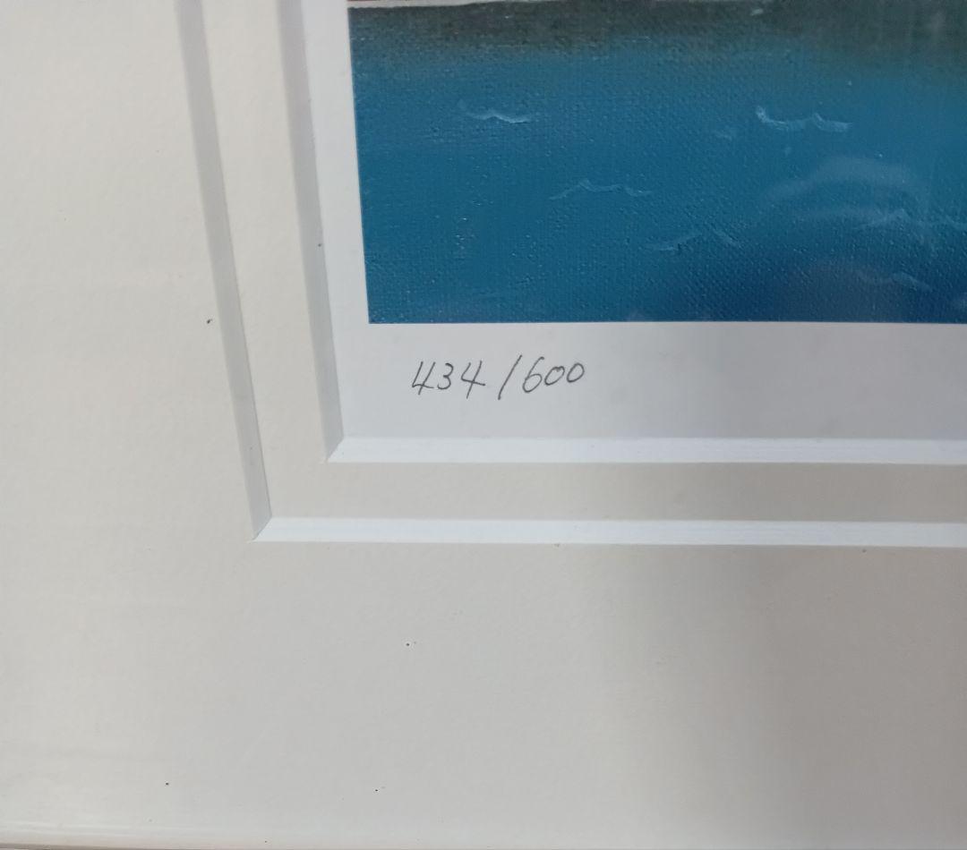 限定434/600・美品】ヨランダ・ドュヴァル『港町の風景』リトグラフ