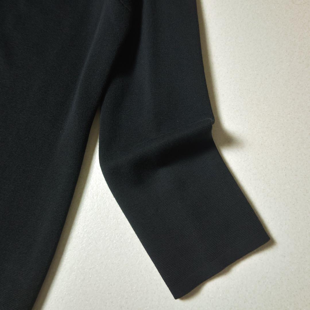 イヴサンローラン ニットワンピース 黒 エレガント YSL 上品 ヴィンテージ