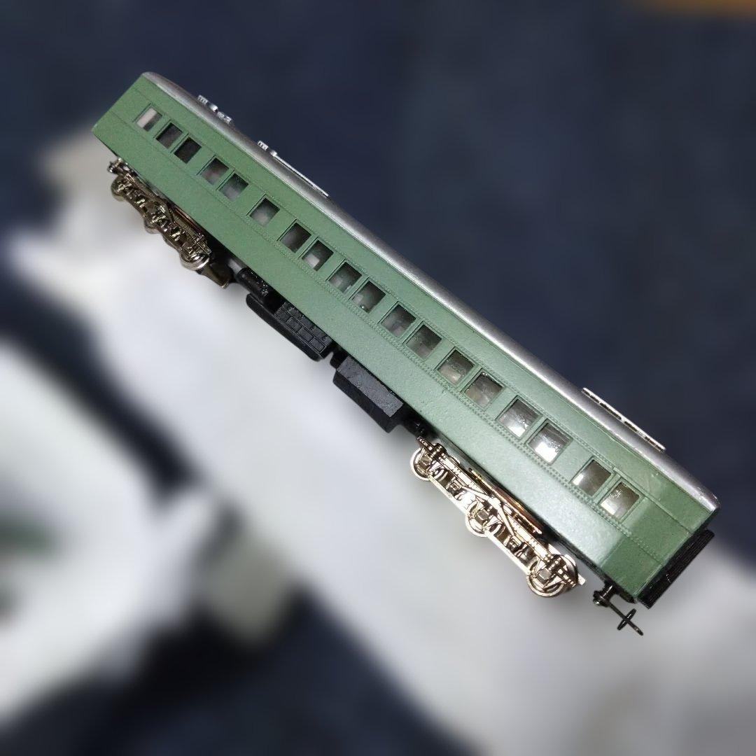 鉄道模型 HOゲージ マイテ49 マシ29 三軸客車 2両 小高 青大将