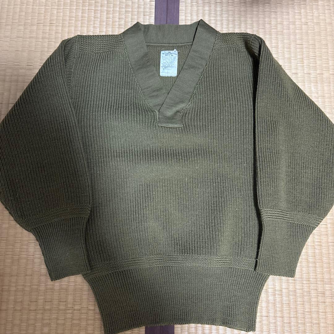 米軍　A-1 メカニックセーター　usaaf 40s 36 usarmy ww2 rare-original-australian-made-