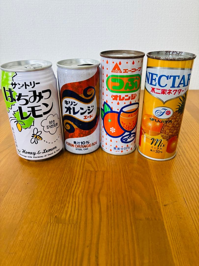 昭和レトロ 缶ジュース 80年代90年代 はちみつレモン 懐かしいシリーズ
