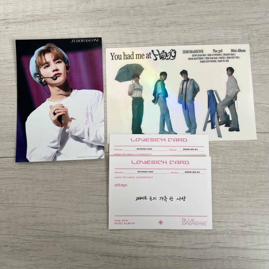 ZEROBASEONE ゼベワン ジャンハオ トレカ グッズ まとめ売り - メルカリ