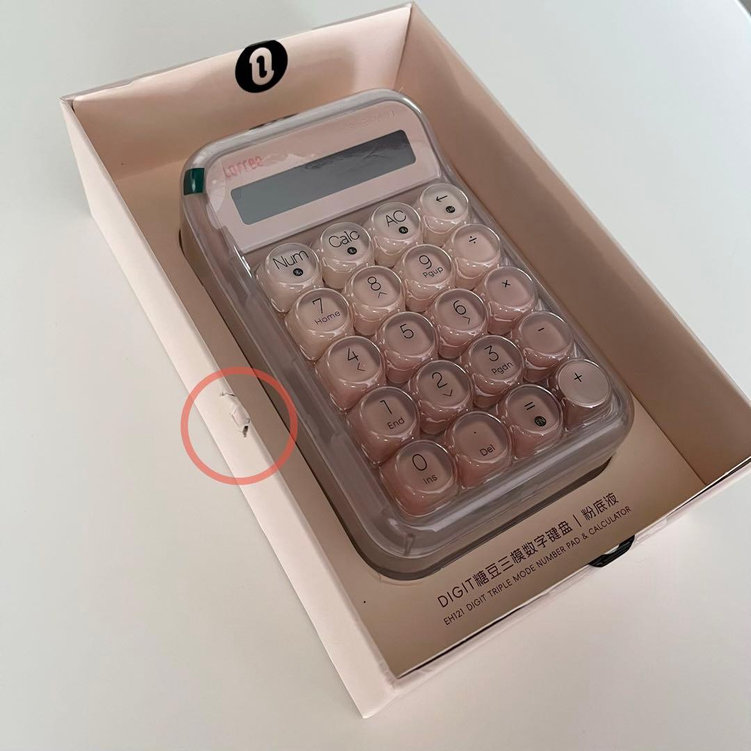 正規品】Lofree Foundation ワイヤレス 電卓 テンキー ピンク - メルカリ