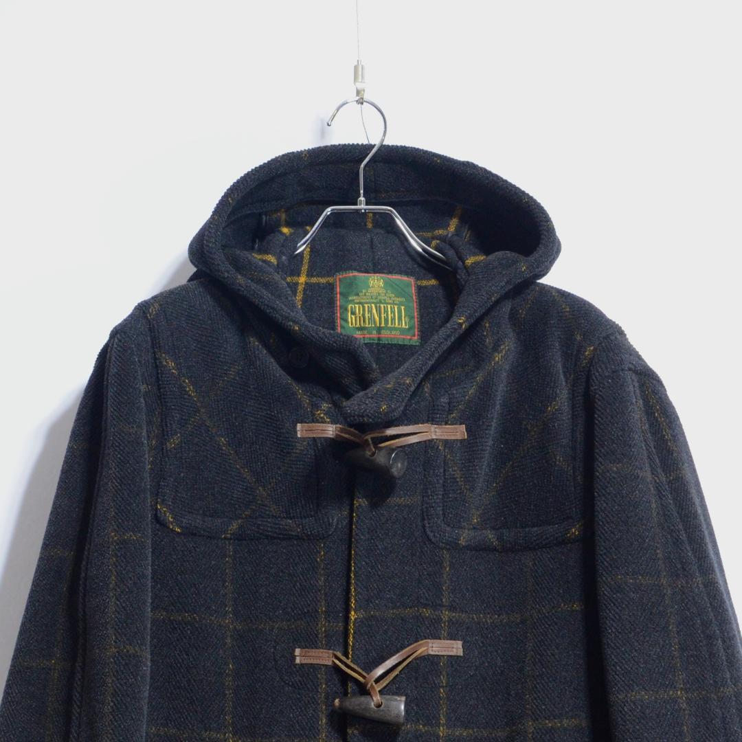 超極上品 グレンフェル ダッフル ムーアブルック グレー×オレンジ