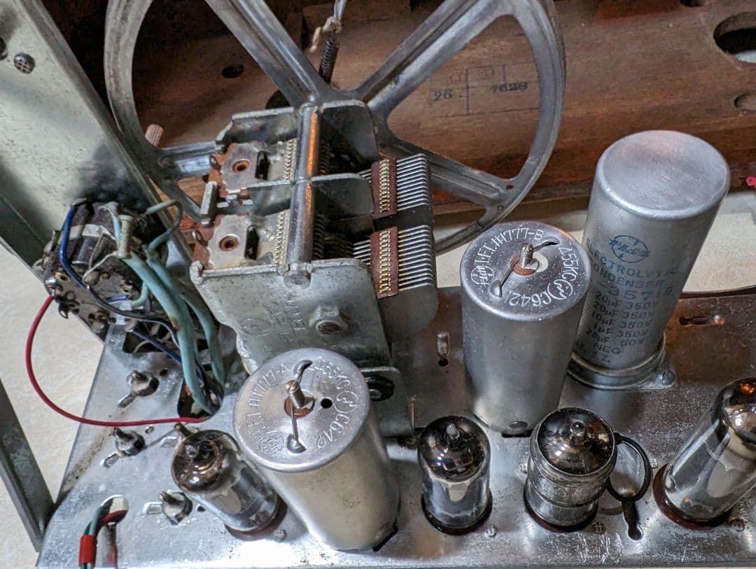 美品レトロ真空管ラジオアイ付 家族団らん Bluetooth付 EA-670 - メルカリ