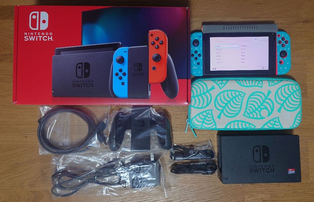 Nintendo Switch 本体 ネオン【バッテリー強化版】 Nintendo Switch 【福袋 4点セット】Nintendo 本体 バッテリー強化版