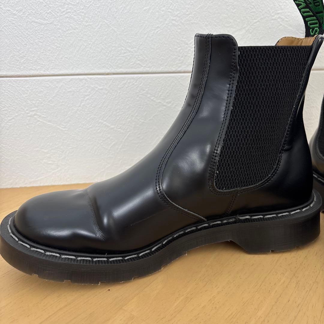 美品 solovair サイドゴアブーツ 24.5 イングランド レザー 黒 - メルカリ
