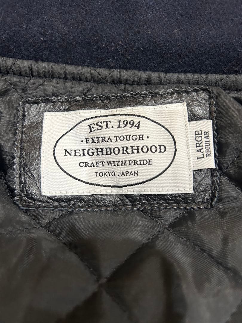 NEIGHBORHOOD メルトン スタジャン L 黒 1901 - メルカリ