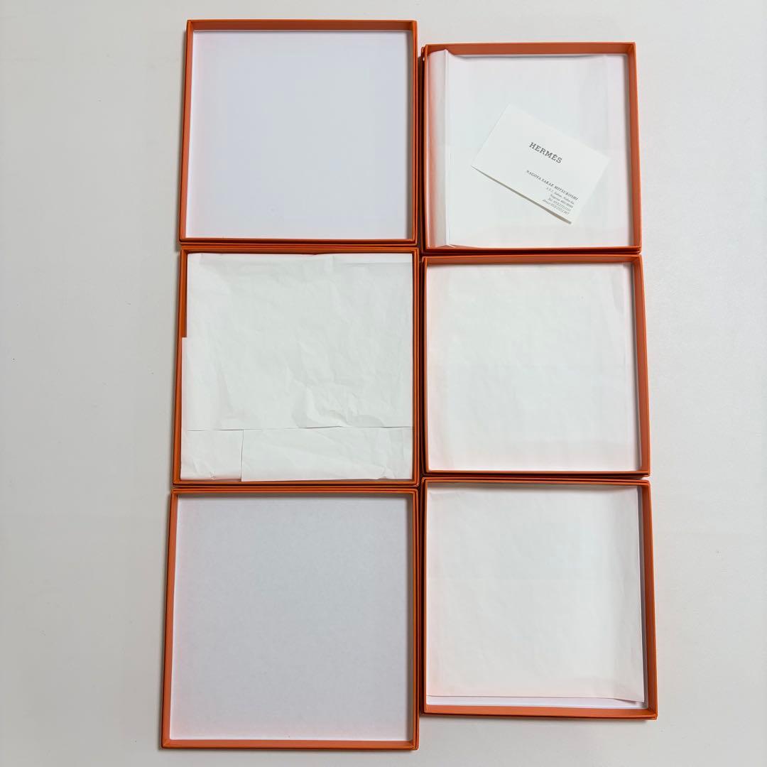 美品 エルメス スカーフ カレ70 空箱 15個セット ギフトボックス