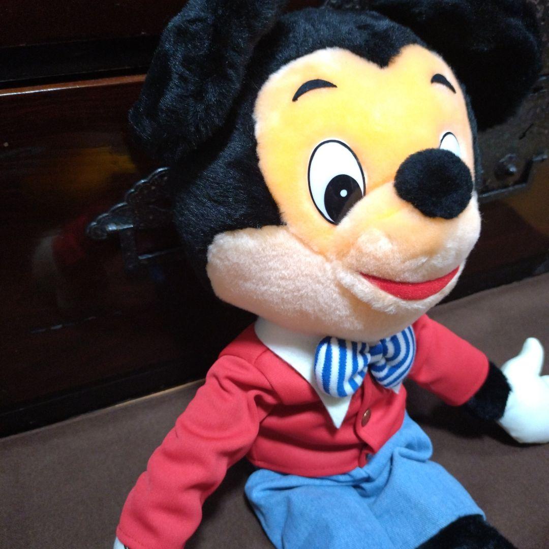 美品 ヴィンテージ【サンアンドスター】ミッキーマウス ぬいぐるみ