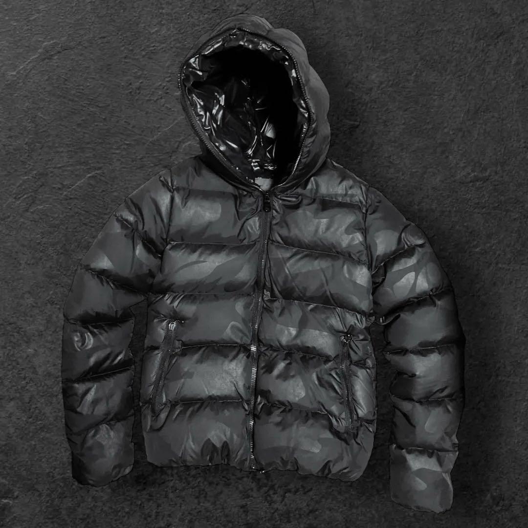 極美品】DUVETICA×ハイドロゲン ダウン カモフラ 黒 44 y2k - メルカリ