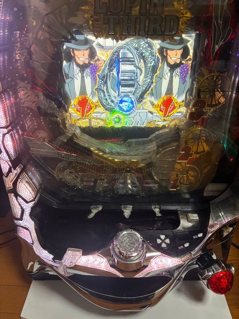 パチンコ実機　CR消されたルパン394ver オート機能付き　データランプ付き Pルパン三世消されたルパン2022（パチンコ）スペック・保留・ボーダー