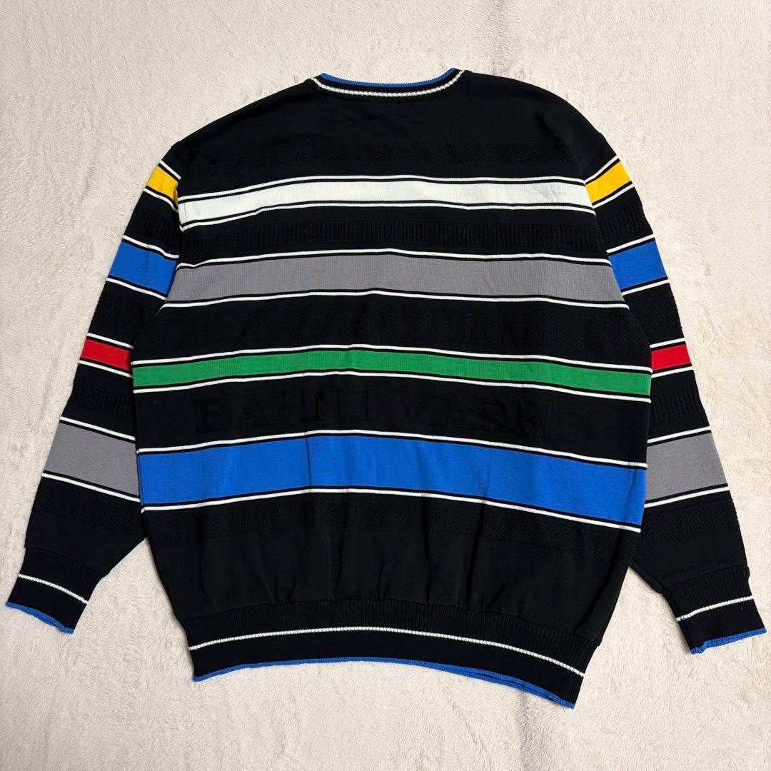 美品】BARNI VARNO バーニヴァーノニット ボーダー ワッペン 日本製