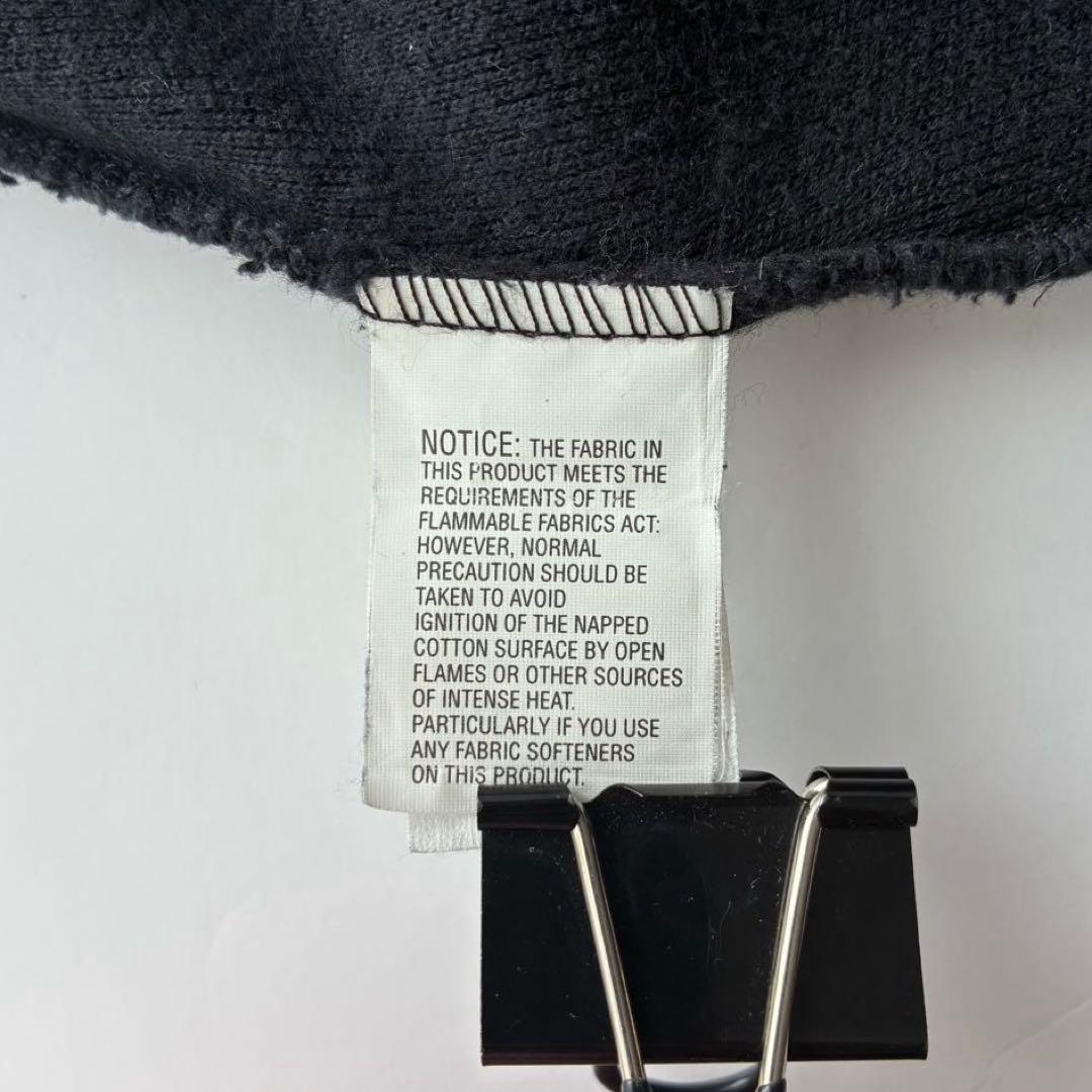 80s USA製 L.L.BEAN ブラック 黒 ハイゲージ コットン セーター