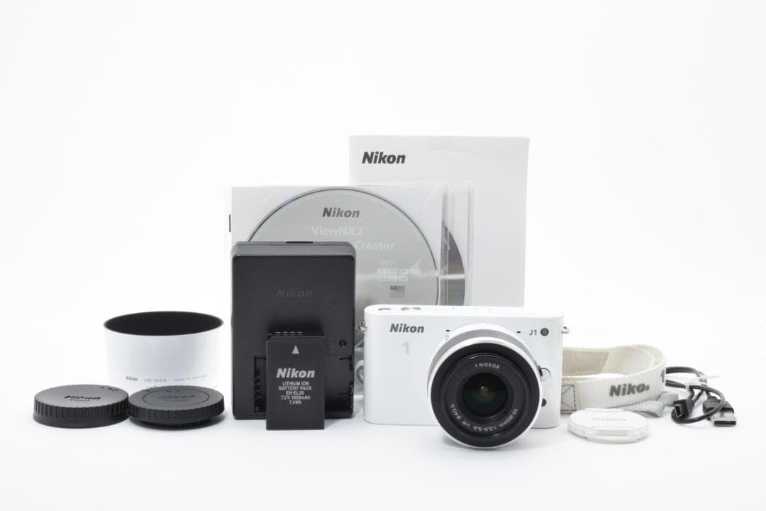【大人気】 Nikon ニコン 1 J1 レンズキット ミラーレス一眼カメラ ニコン Nikon 1 J1 標準ズームレンズキット [レッド] 価格比較 - 価格.com