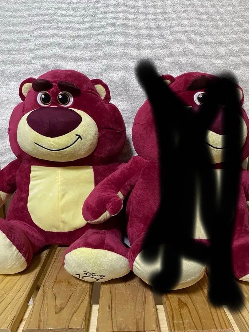 ディズニー100周年、特大サイズぬいぐるみ くまのプーさん、ロッツォ