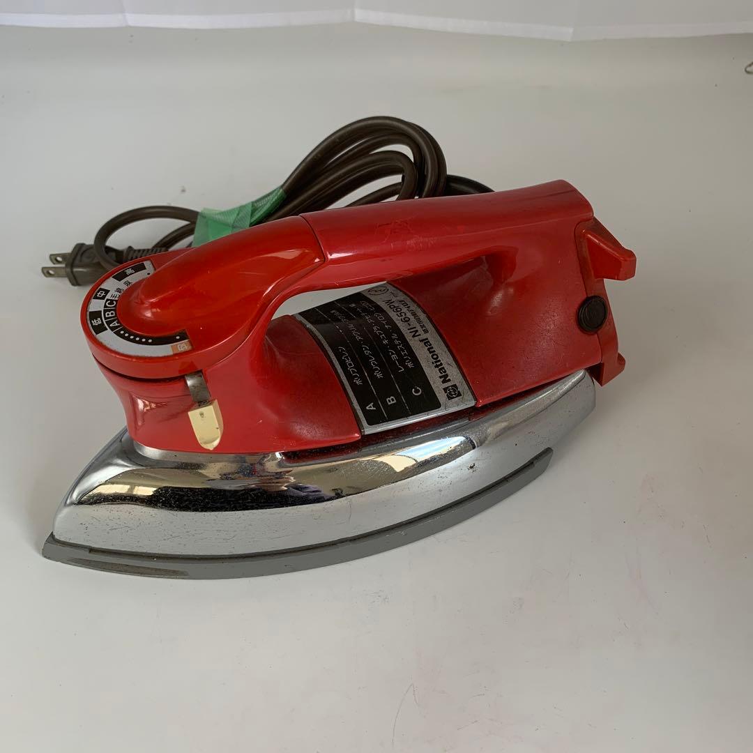 昭和レトロ National NI-656PW アイロン 中古 - メルカリ