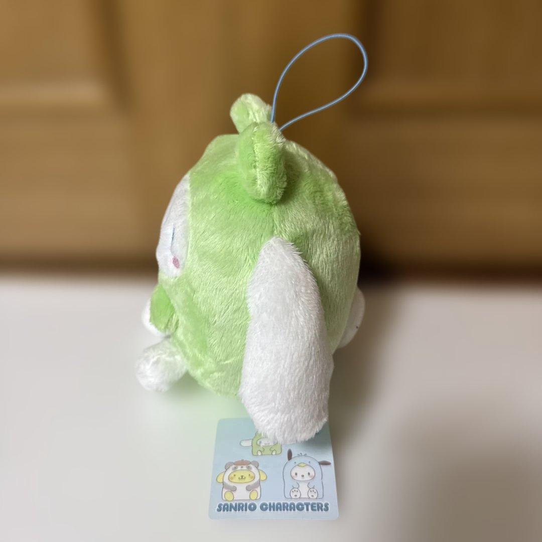 サンリオキャラクターズ シナモン ぬいぐるみ 緑色 カエル着ぐるみ