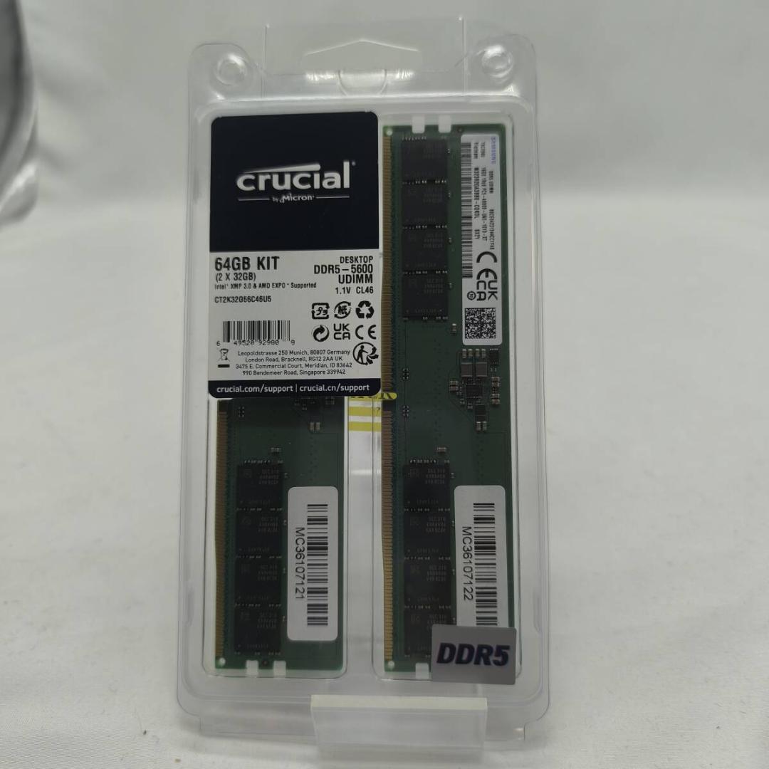 メモリ 2枚 M323R2GA3BB0-CQK 16GB DDR5-4800 - メルカリ