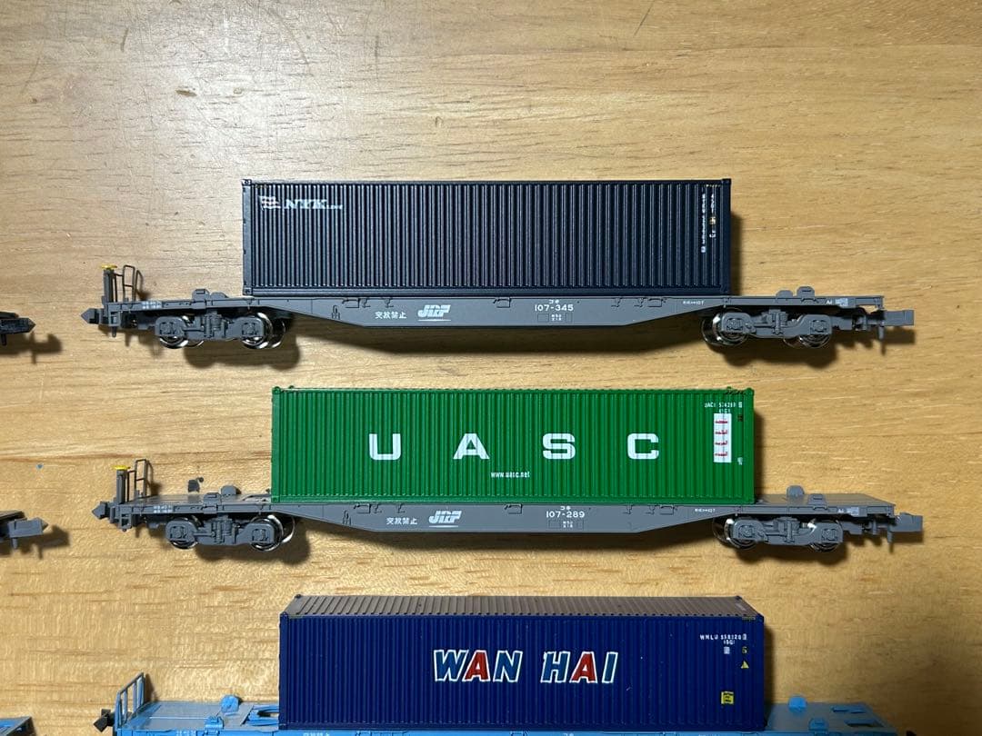 Nゲージ KATO TOMIX 朗堂 コキ 40ft 海上コンテナ 8両セット - メルカリ
