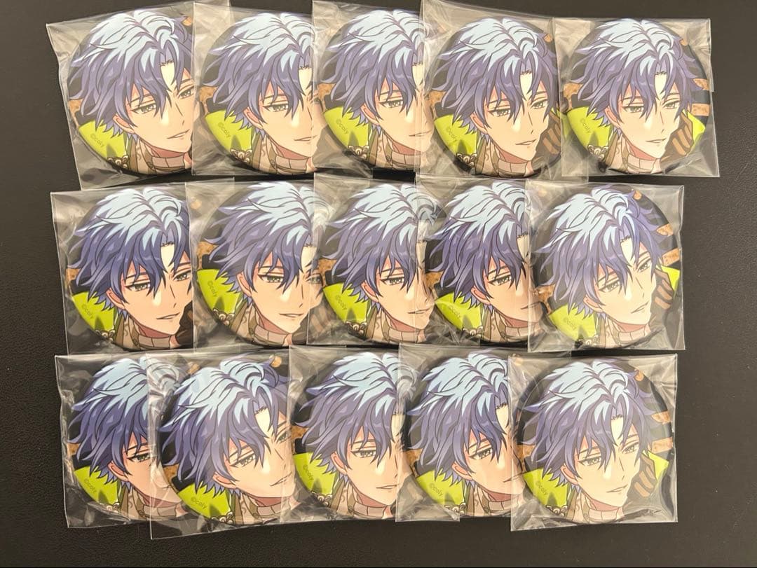 ツイステ アズール ジェイド フロイド缶バッジ くじ 特典 ポスカ アクキー