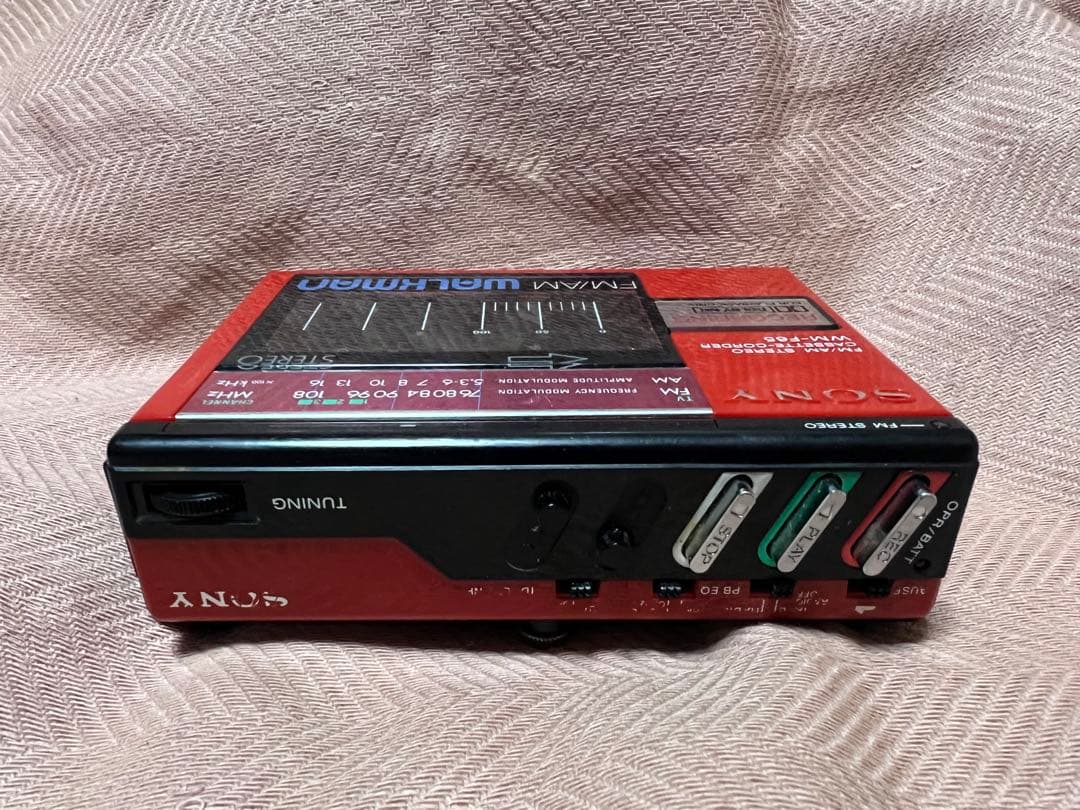 SONY FM/AM ステレオ カセット ウォークマン WM-F65 - メルカリ