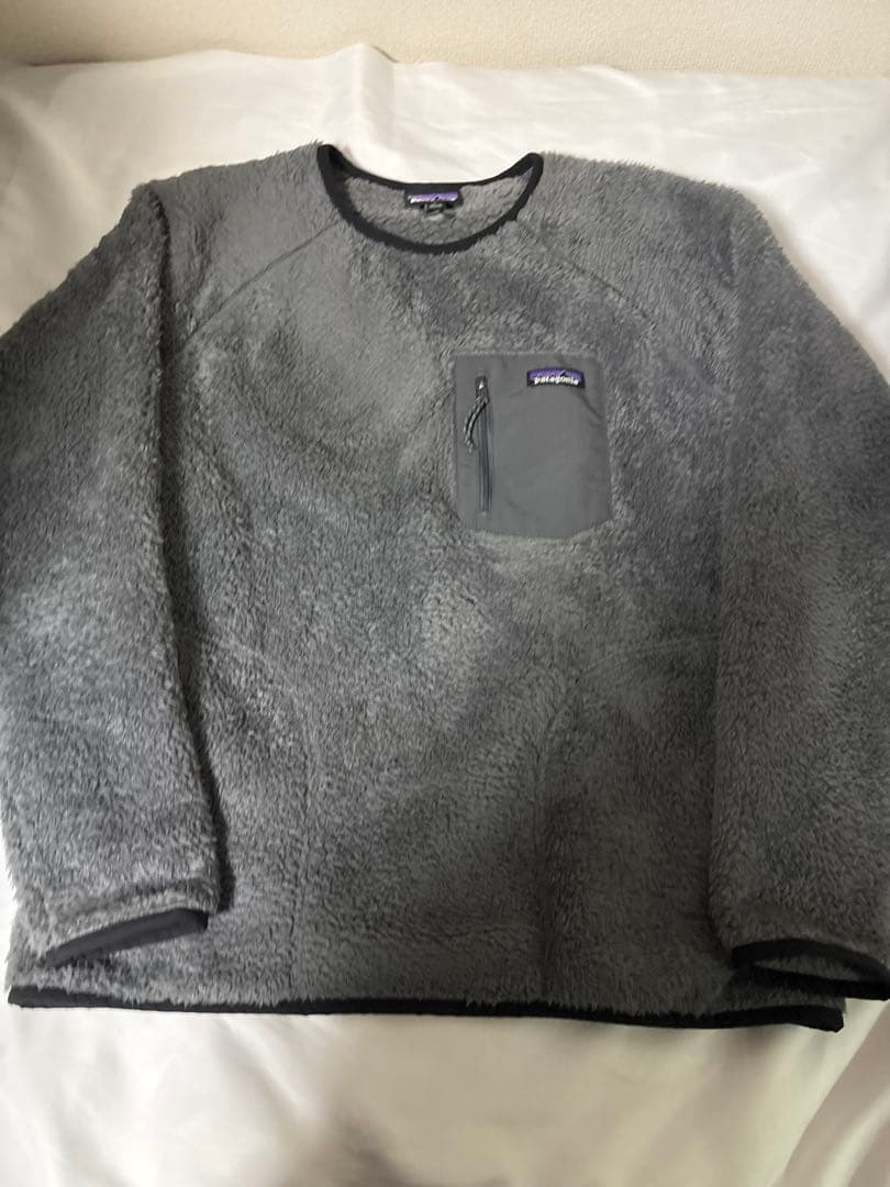 patagonia グレー フリースジャケット サイズL ロスガトスクルー