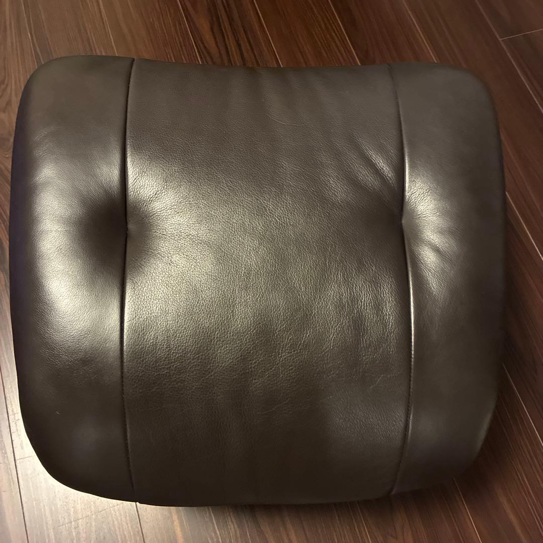 カリモク　ザファースト ダークブラウン オットマン レザー カリモク】1人掛け革張りリクライナーソファ＋オットマン ザ