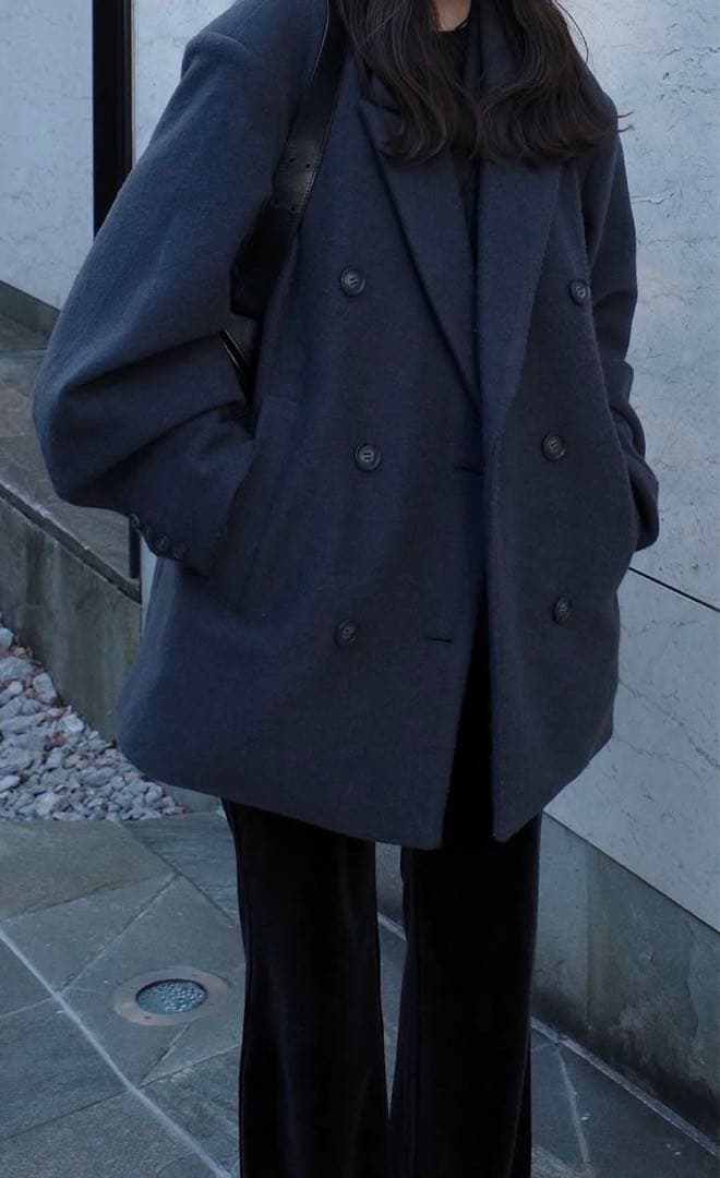 スタイルミキサー パワーショルダーPコート - ジャケット・アウター