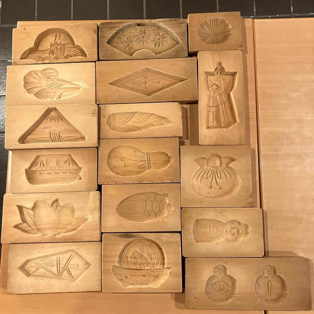 おこしもの木型 おこし型 おしもん型 お雛菓子 17点セット - メルカリ