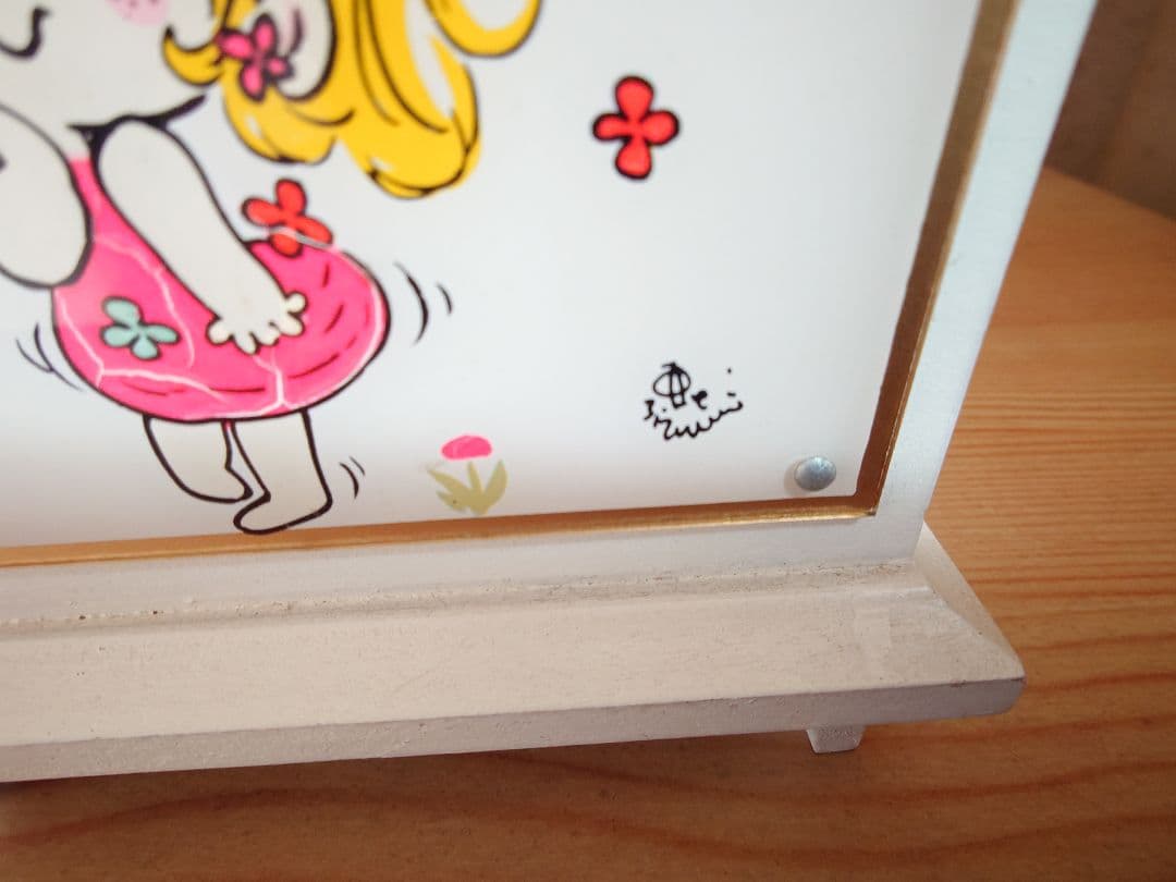 水森亜土 木製オルゴール(エリーゼのために) 昭和レトロ - メルカリ