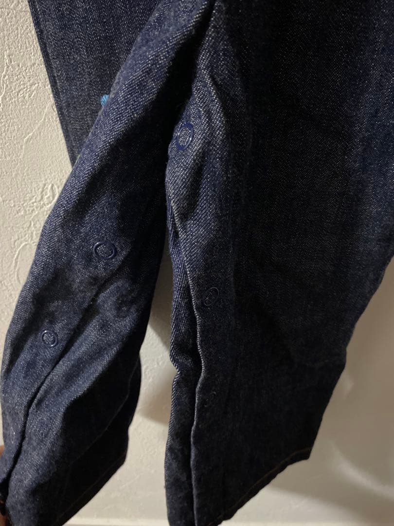 ミキハウス MIKIHOUSE サロペット ズボン プッチーくん 刺繍【90