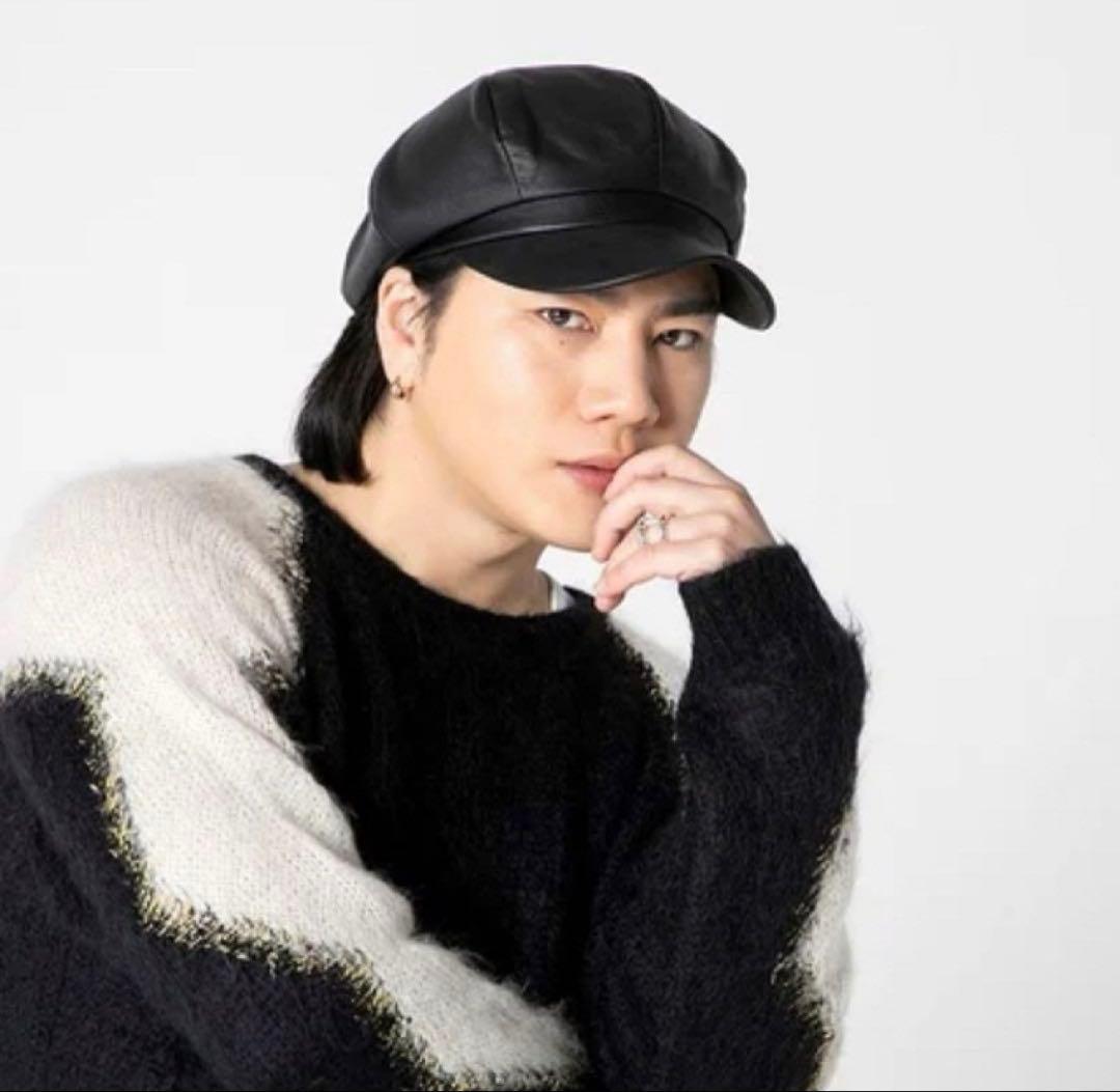 CA4LA ALL LEATHER カシラ キャスケット 登坂広臣 - メルカリ