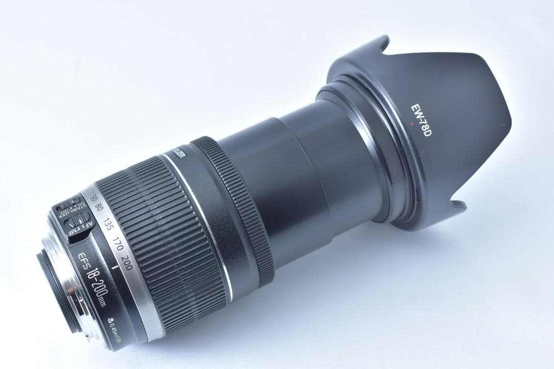 【軽量望遠レンズ】Canon EF-S 18-200mm F3.5-5.6 IS