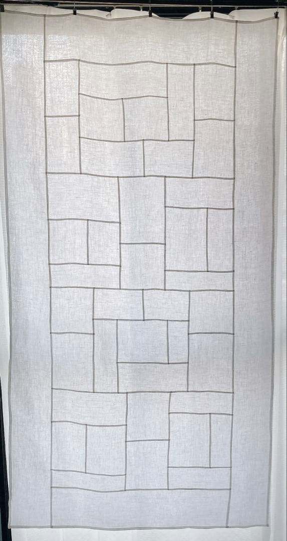 新品ハンドメイド・手芸 - ポジャギ 150×80 ホワイトリネン No.195