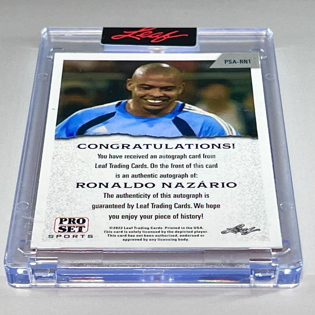 直筆サイン！世界限定6枚】ロナウド Leaf ブラジル代表 レアル
