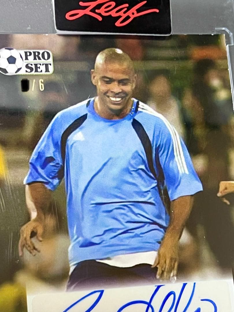 直筆サイン！世界限定6枚】ロナウド Leaf ブラジル代表 レアル・マドリー