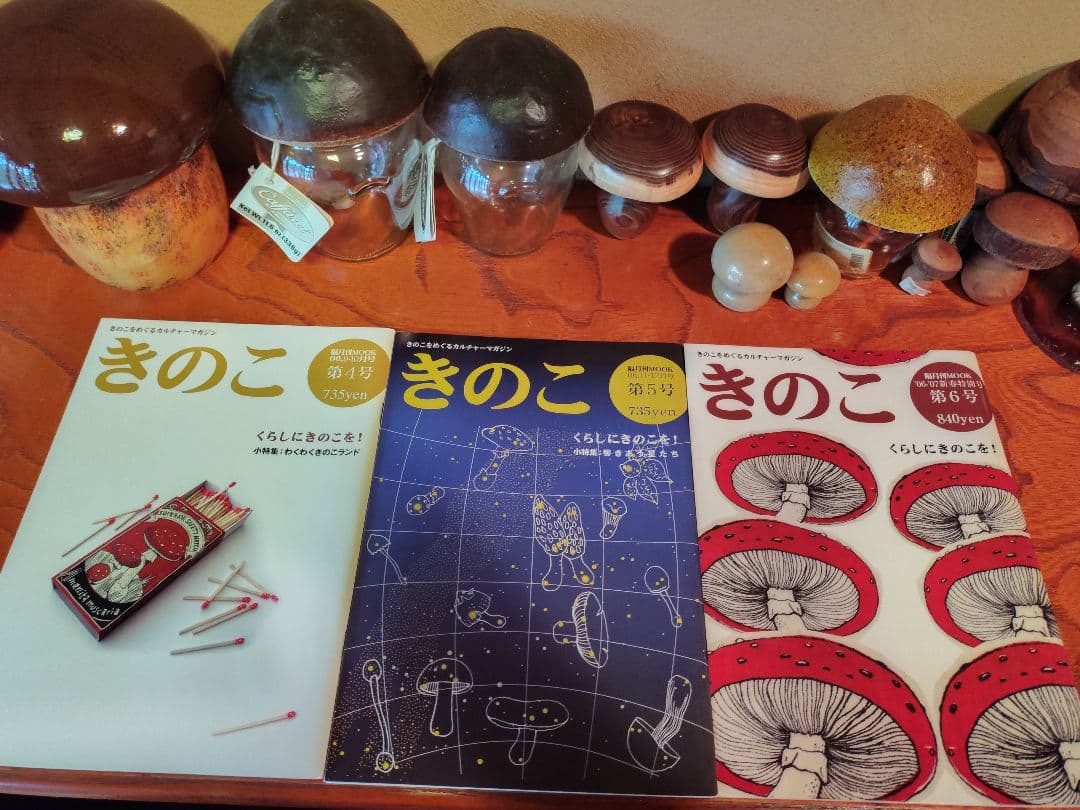 きのこをめぐるカルチャーマガジン 隔月刊 MOOK『きのこ』創刊号～最終