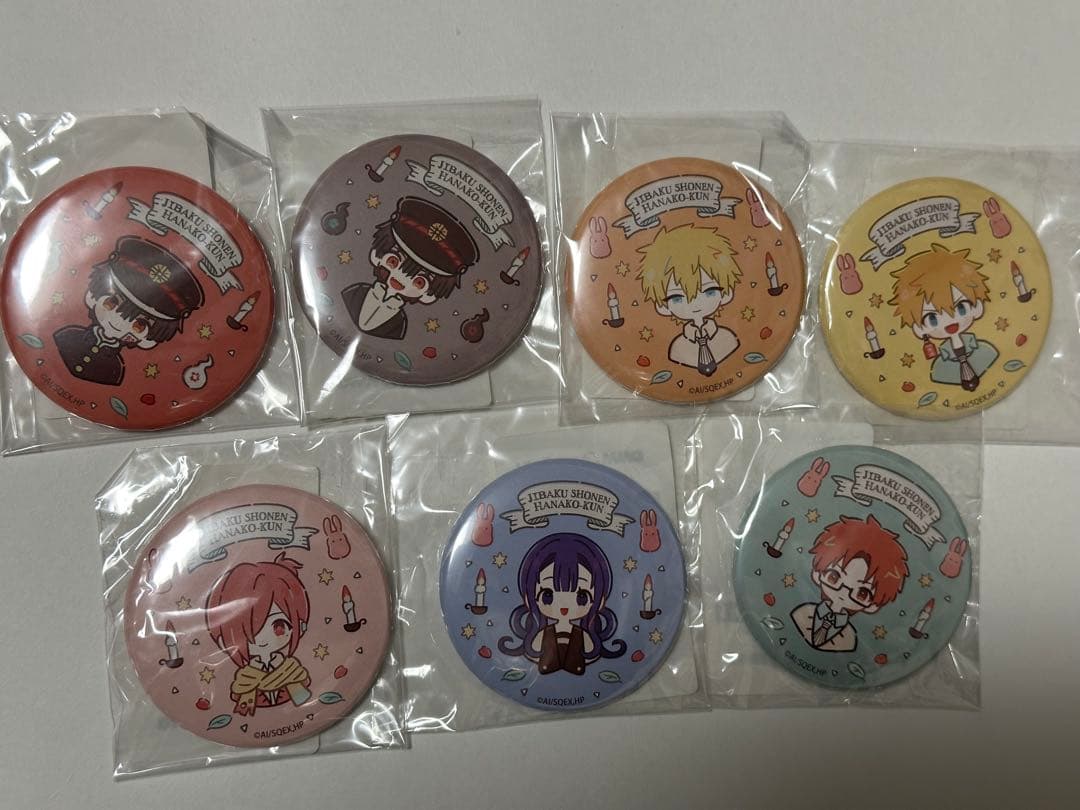 地縛少年花子くん　スクラッチ　あにちゃ～む　缶バッジ 7点セット 地縛少年花子くん スクラッチ あにちゃ～む 缶バッジ8点セット 地縛