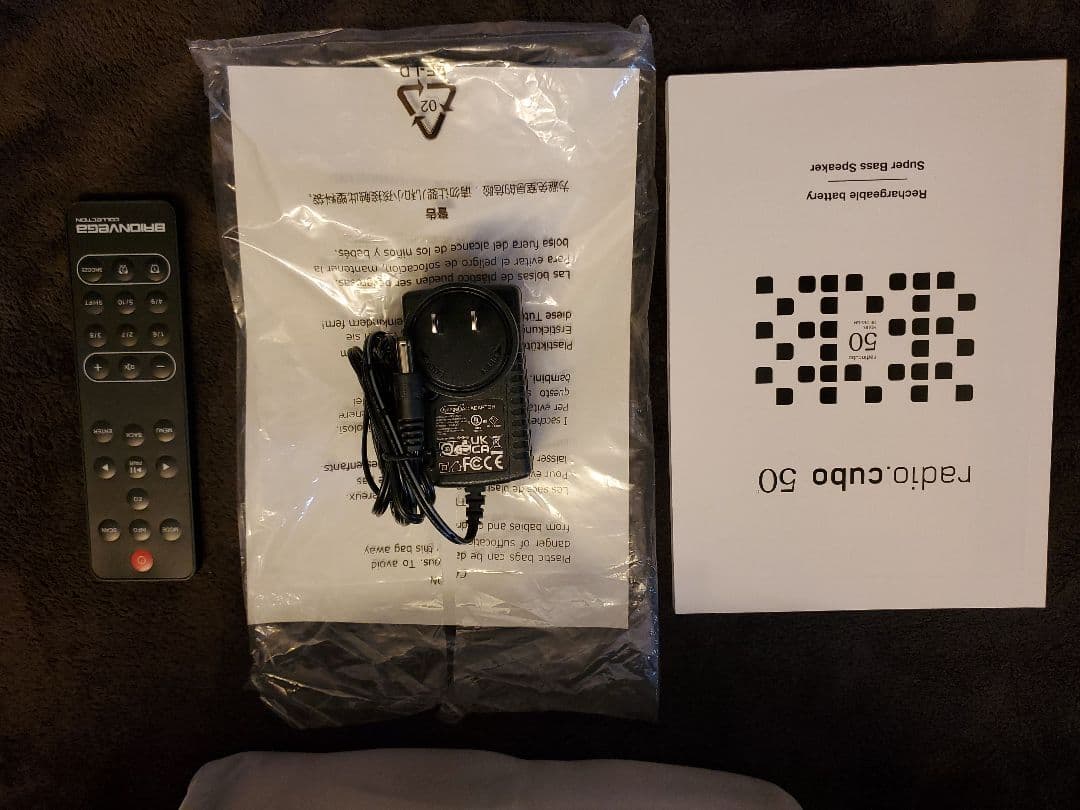 未使用に近い・希少】ブリオンベガ radio.cubo 50周年記念モデル