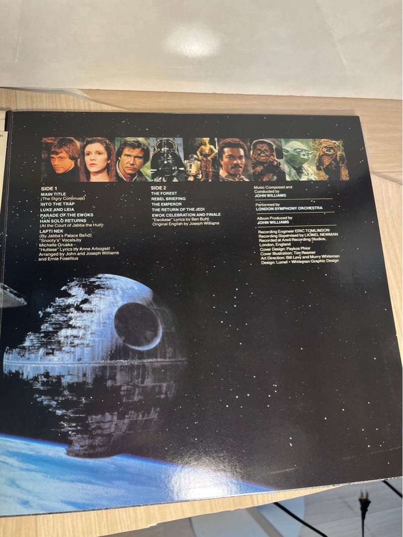 スターウォーズ ジェダイの復讐 LP 日本盤 帯付 サントラ 昭和レトロ