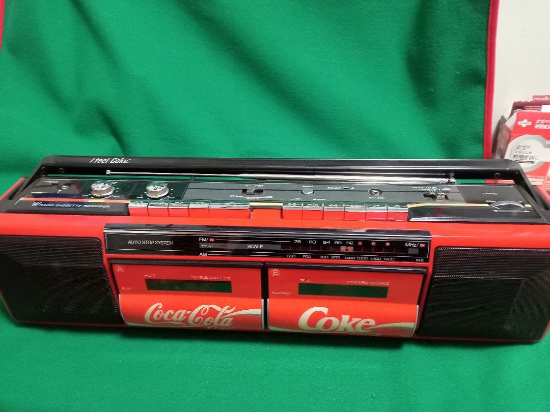 Coca-Cola ラジカセ 赤、CD2台セットジャンク品 - メルカリ