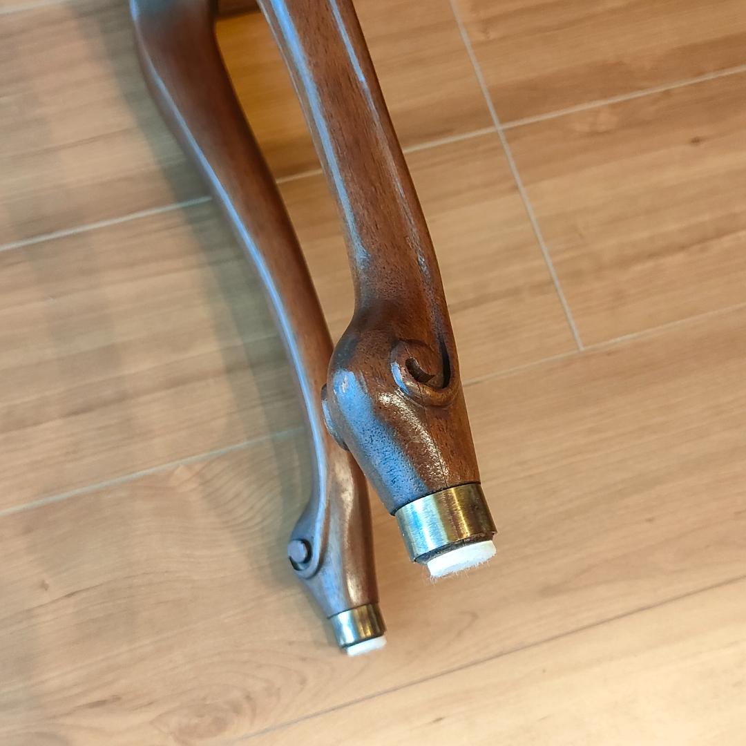 希少 アンティーク ピアノ椅子 長椅子 猫脚 ベンチタイプ