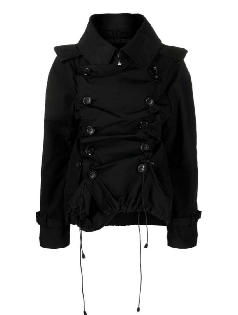 コムデギャルソン ジュンヤワタナベ ギャザー モッズコート シャーリング