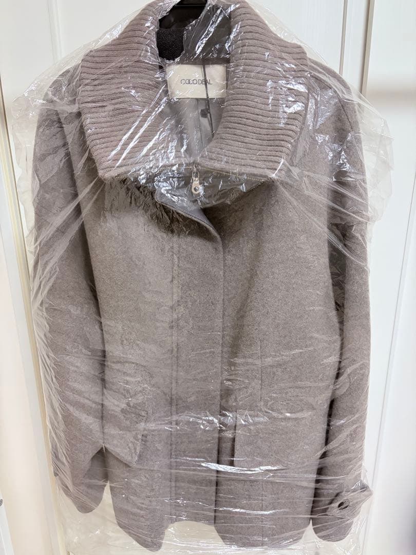 COCODEAL リブカラーウール混コート - メルカリ