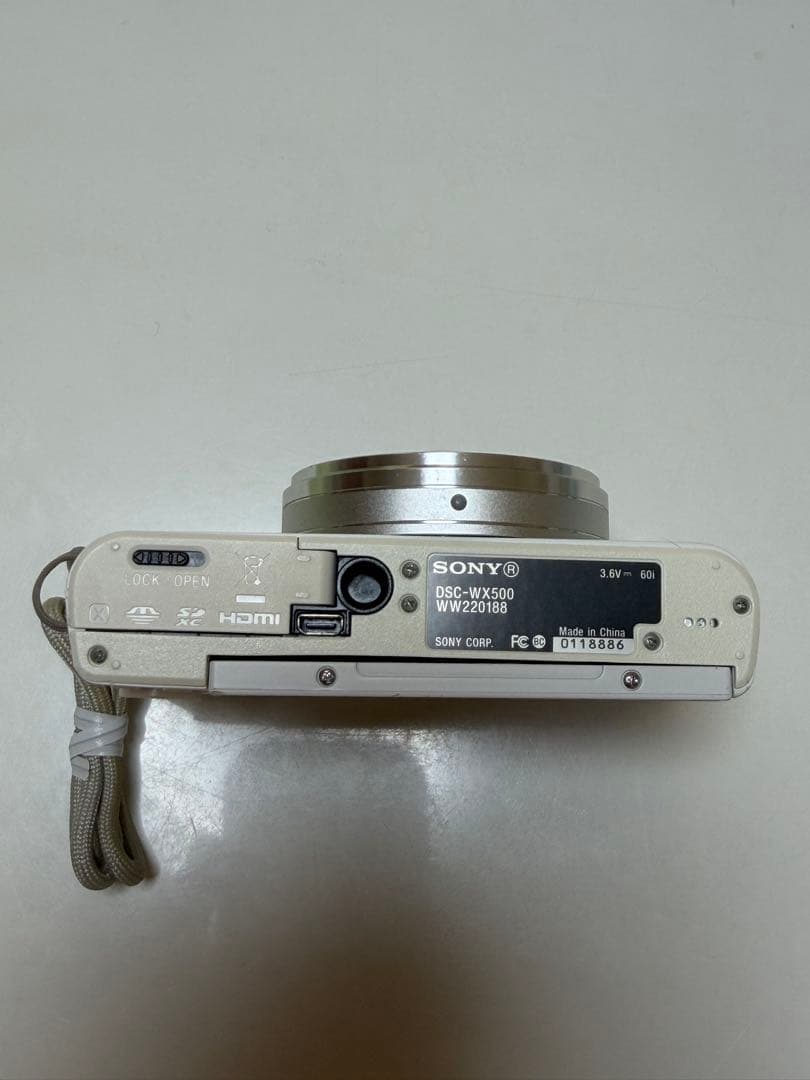 ジャンク品】 SONY DSC-WX500 ホワイト