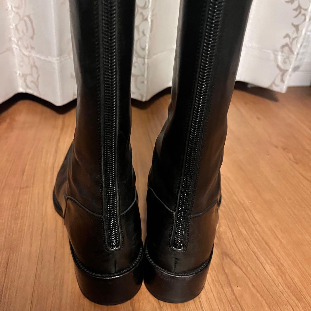 SARTOREサルトル　ブラック ジョッキーブーツ　37.5 24.5cm